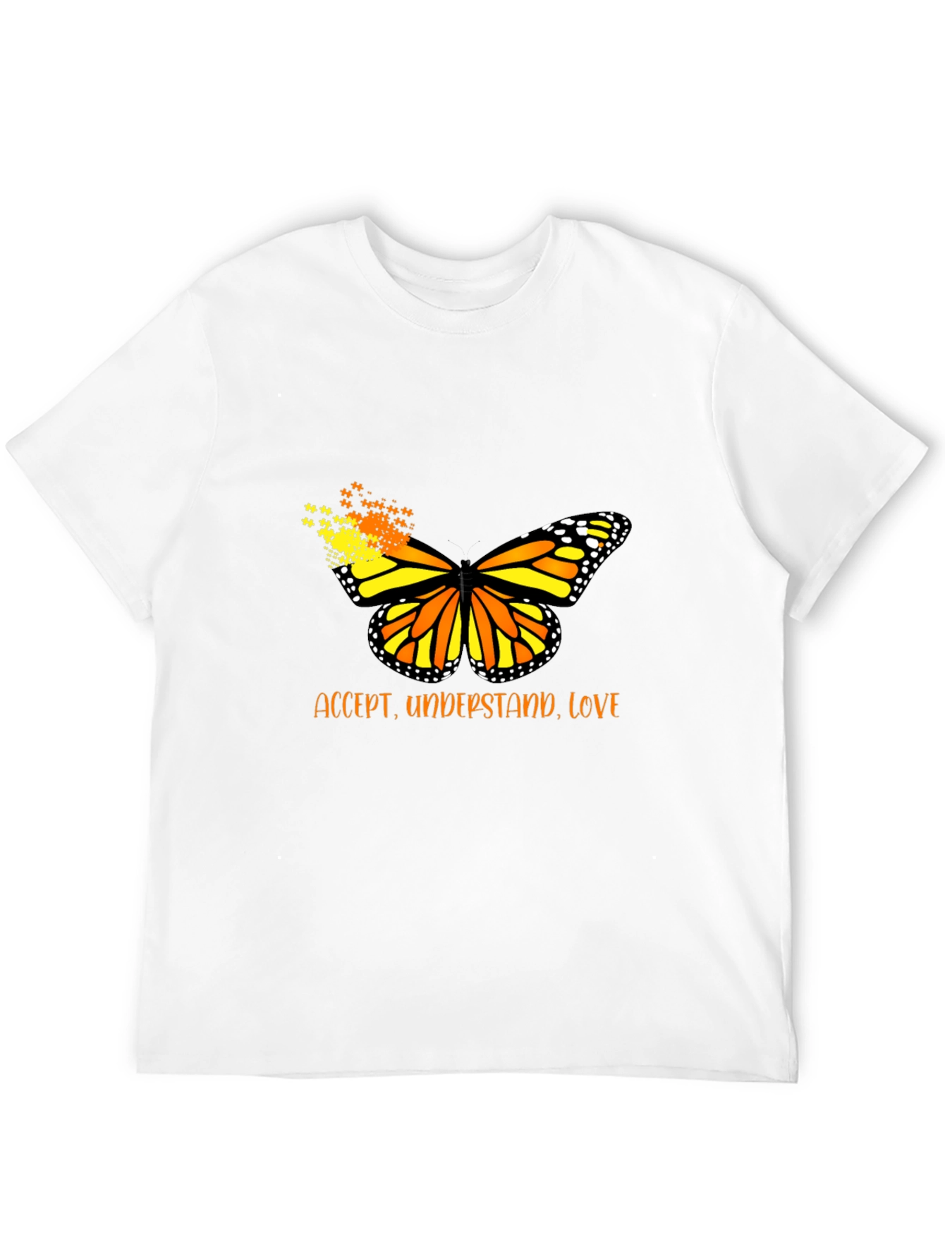 Accept Understand Love Butterfly Graphic Tee