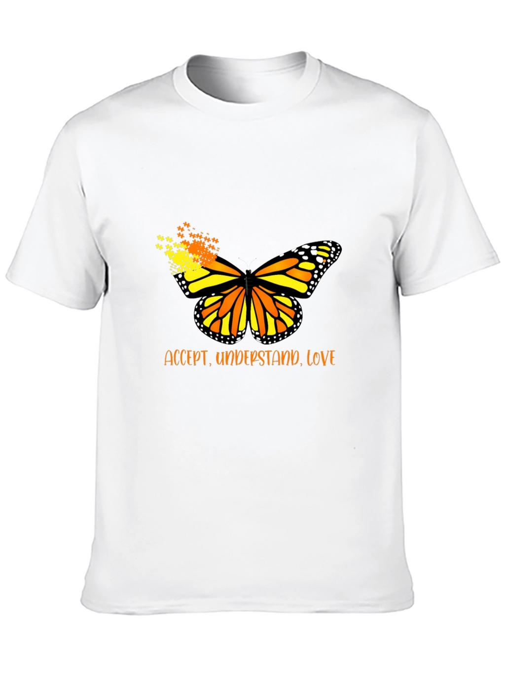 Accept Understand Love Butterfly Graphic Tee