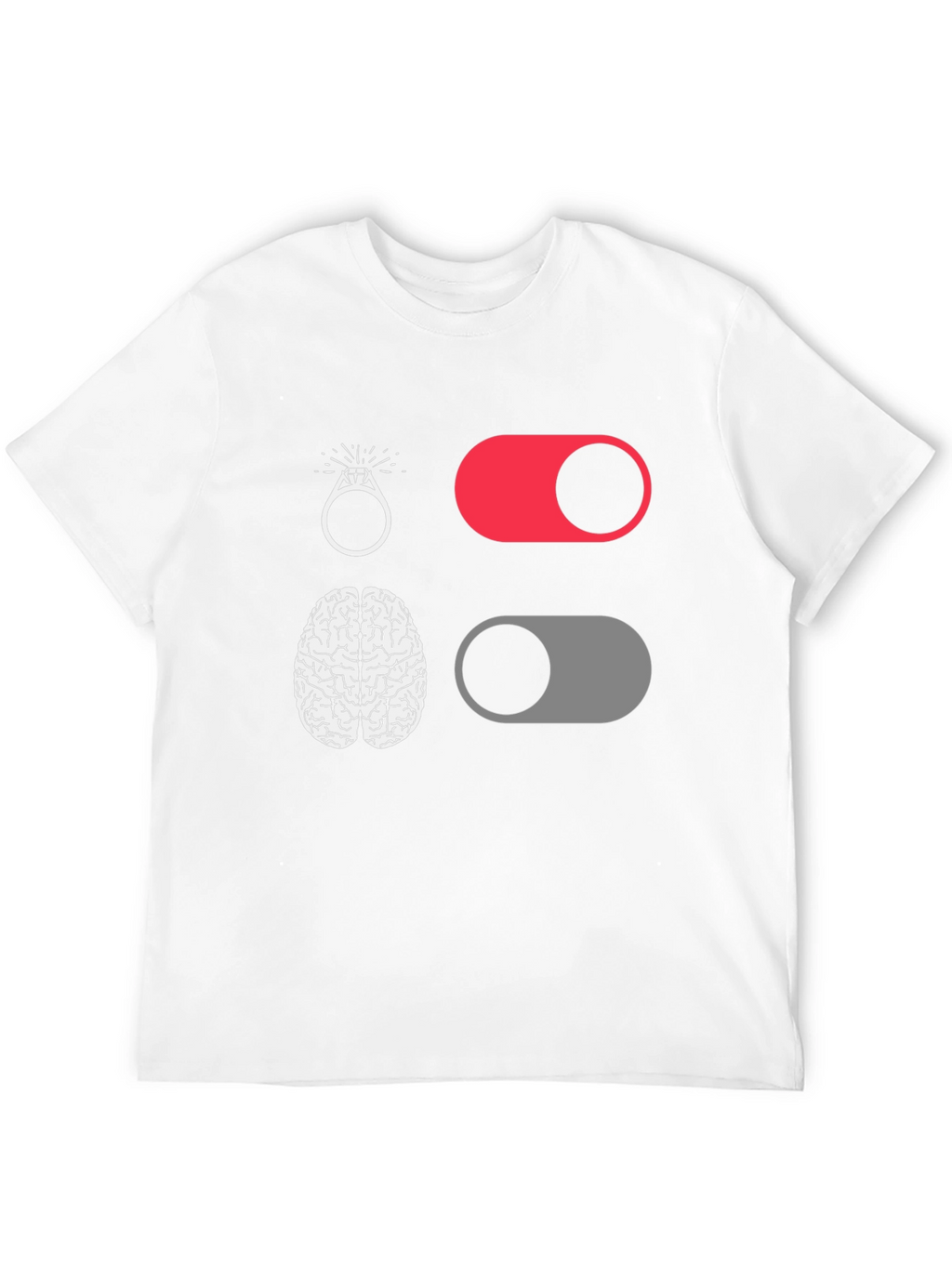 Funny Brain Off Engagement T-Shirt