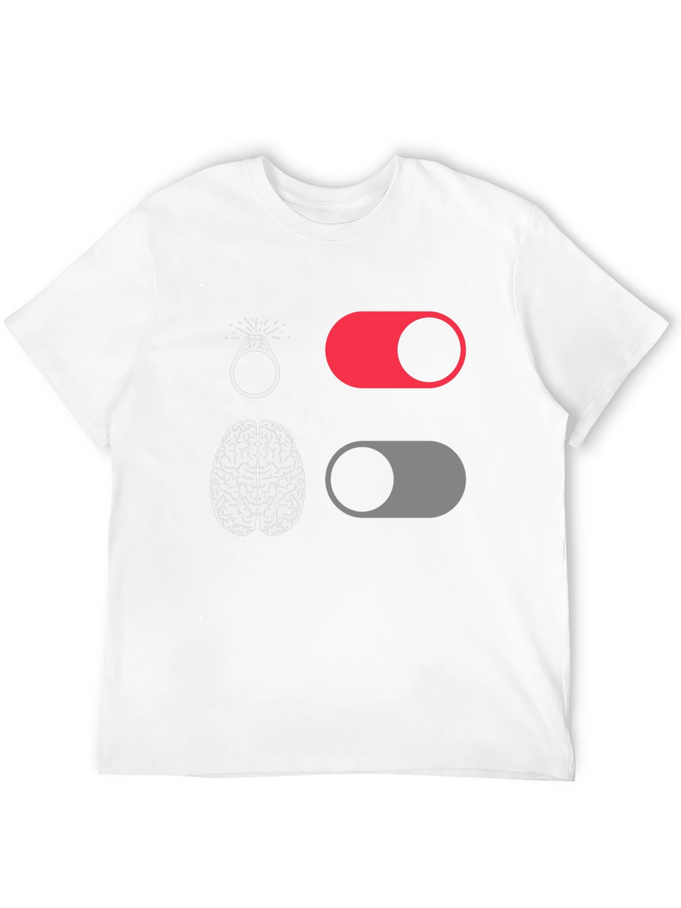 Funny Brain Off Engagement T-Shirt