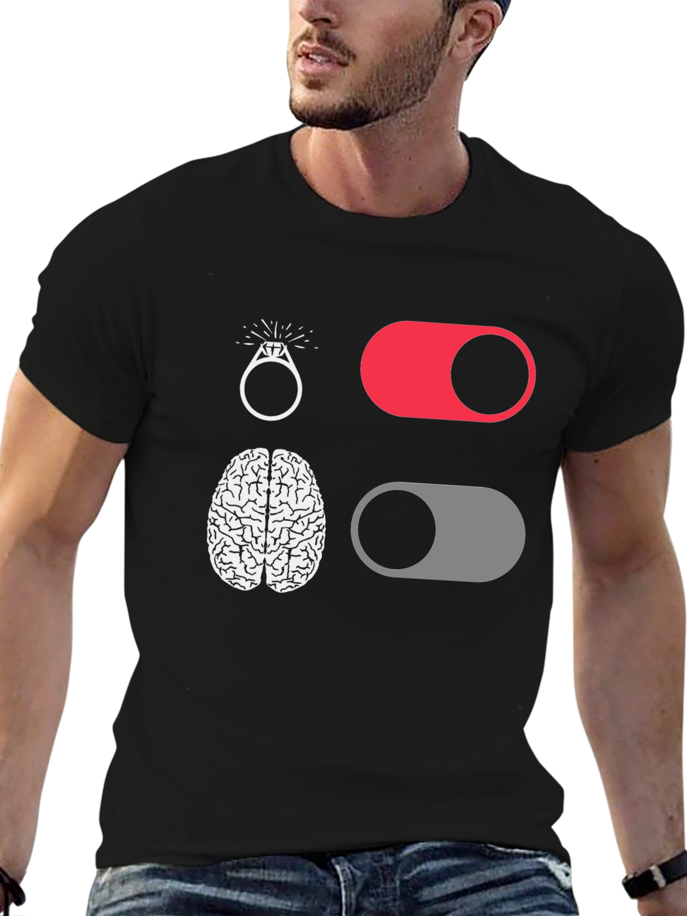 Funny Brain Off Engagement T-Shirt