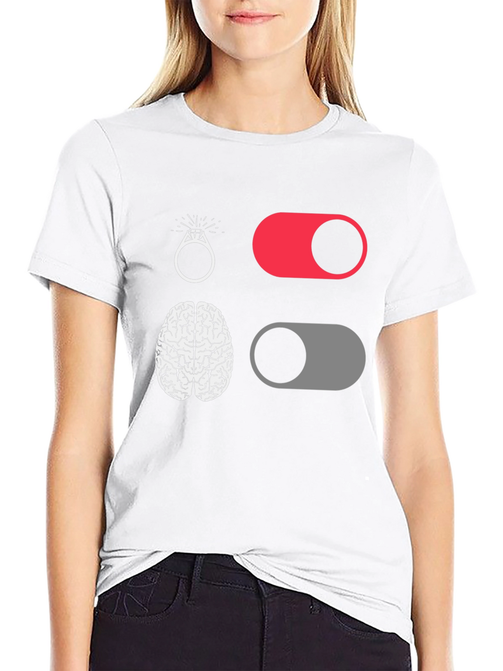Funny Brain Off Engagement T-Shirt