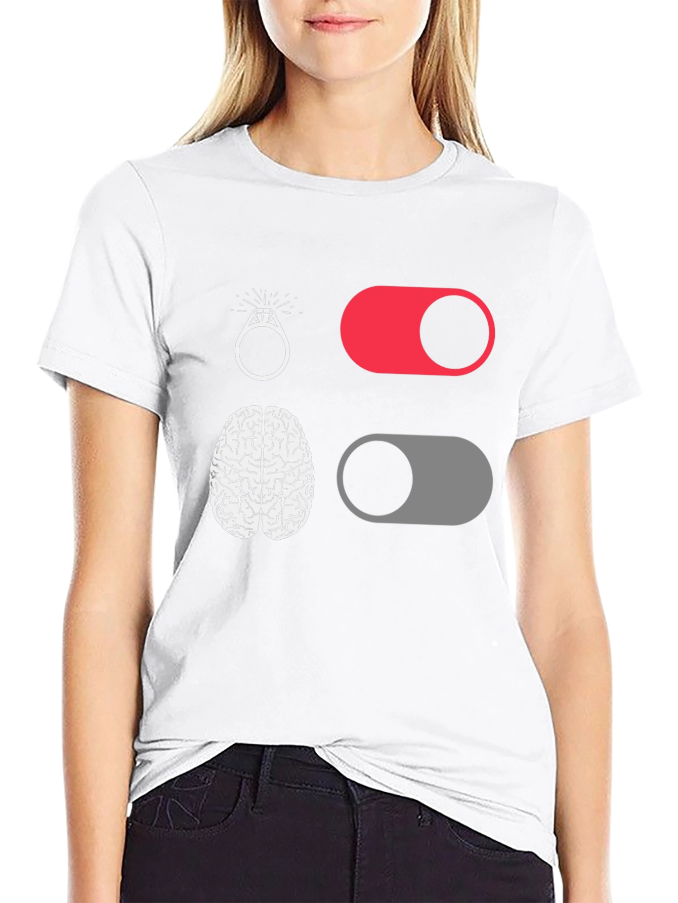 Funny Brain Off Engagement T-Shirt