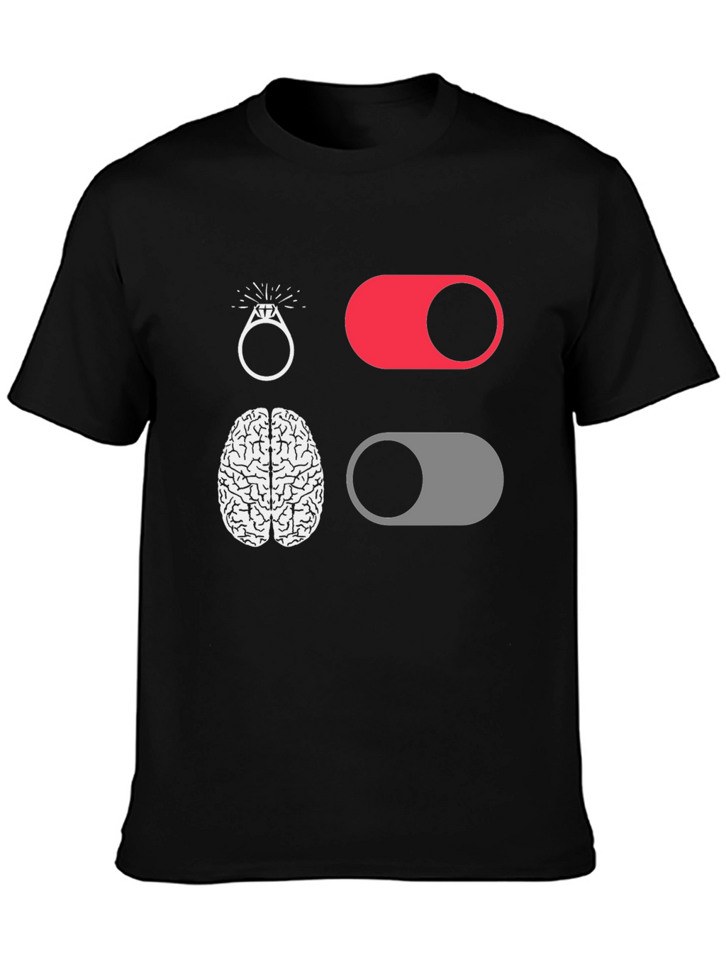 Funny Brain Off Engagement T-Shirt