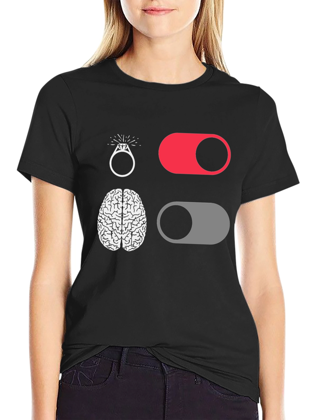 Funny Brain Off Engagement T-Shirt