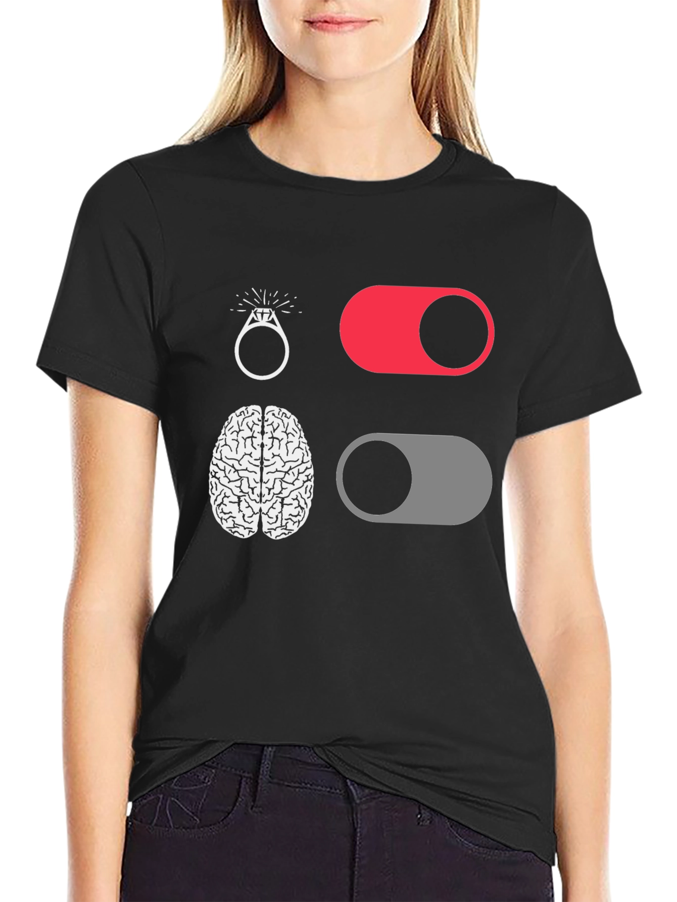 Funny Brain Off Engagement T-Shirt