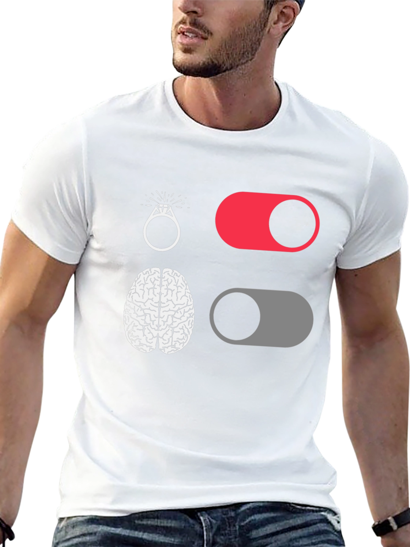 Funny Brain Off Engagement T-Shirt
