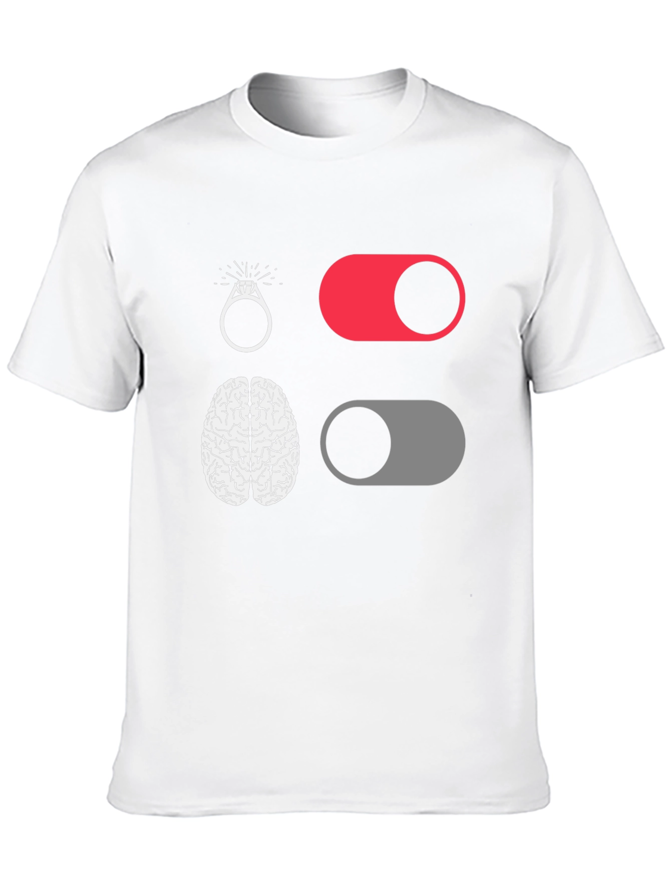 Funny Brain Off Engagement T-Shirt