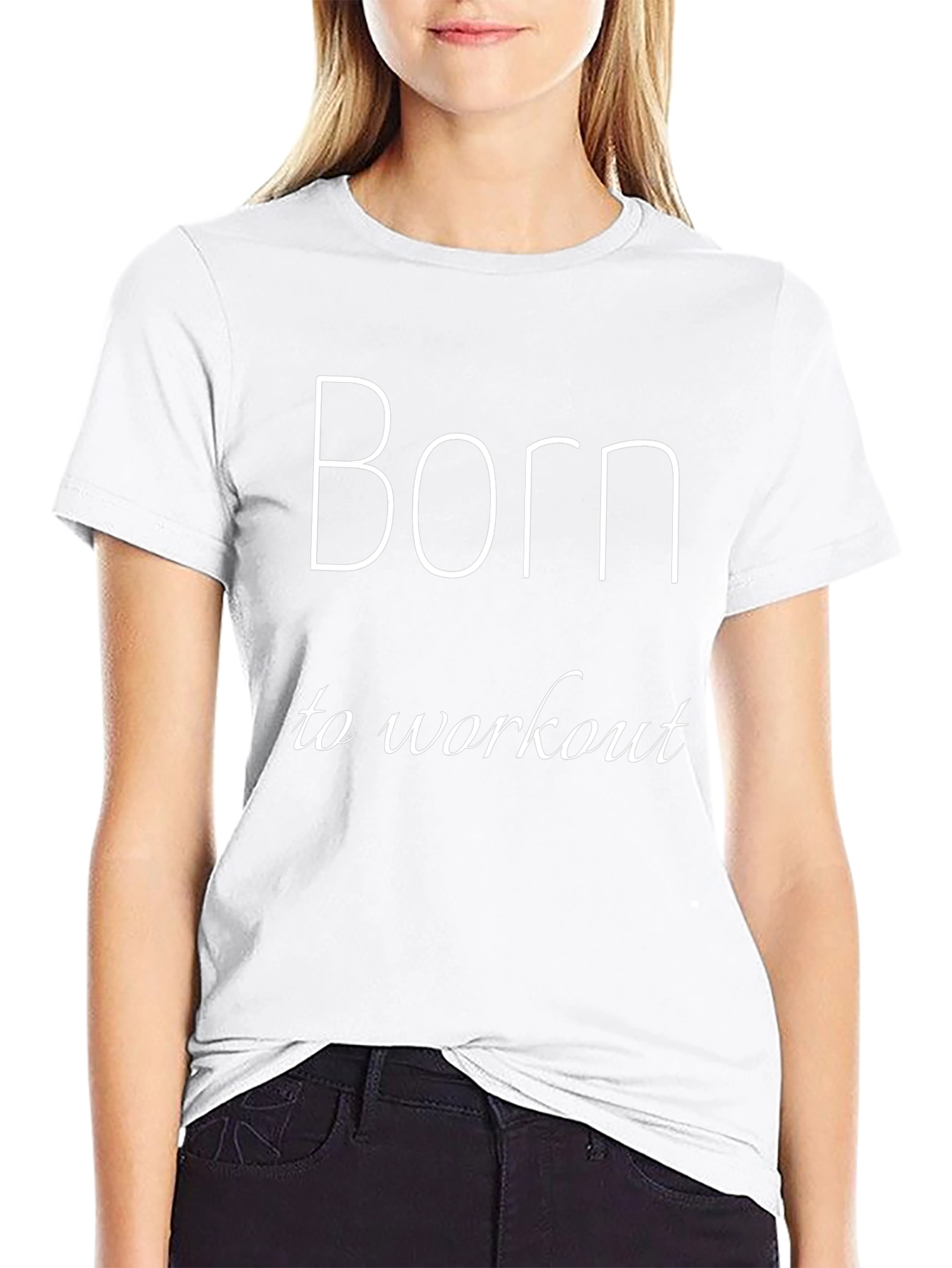 Born To Workout Black T-Shirt