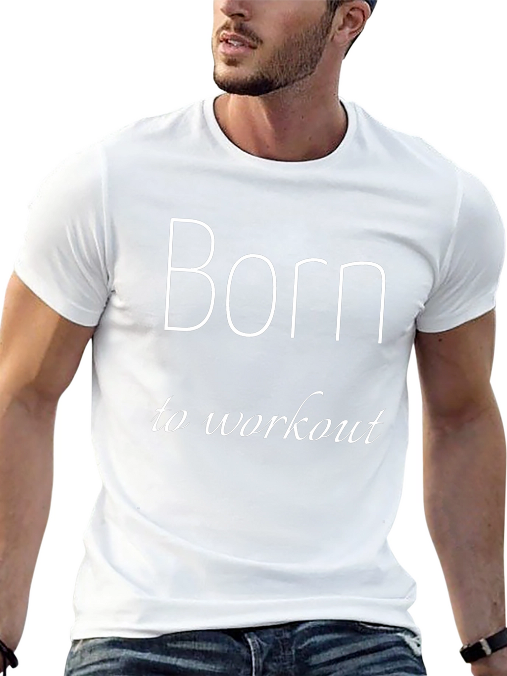 Born To Workout Black T-Shirt