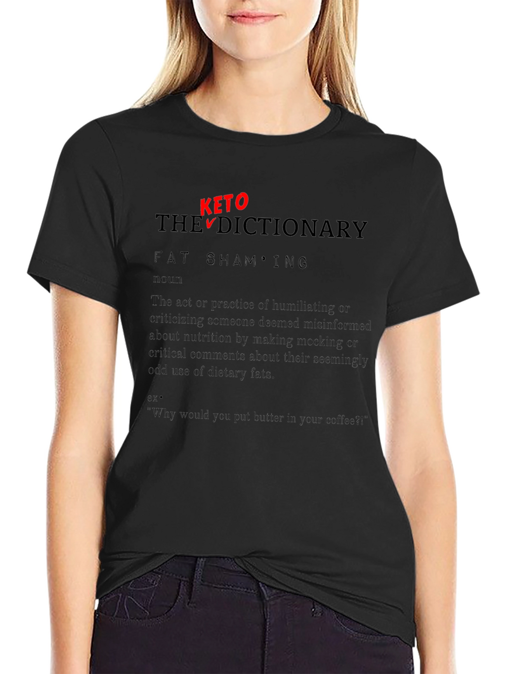 Keto Dictionary Fat Shaming T-Shirt