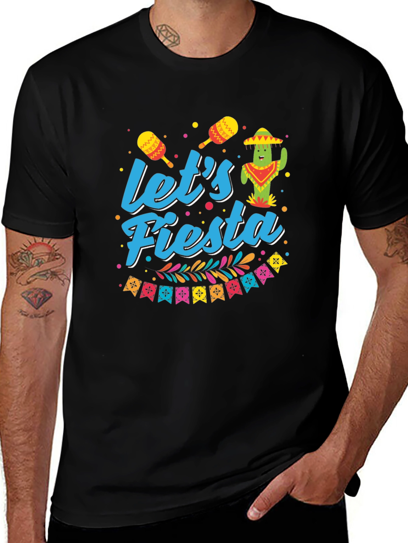 Lets Fiesta T-Shirt - Fun Cinco de Mayo Party Tee