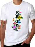 Floral Pride Graphic Tee - Stylish Comfort