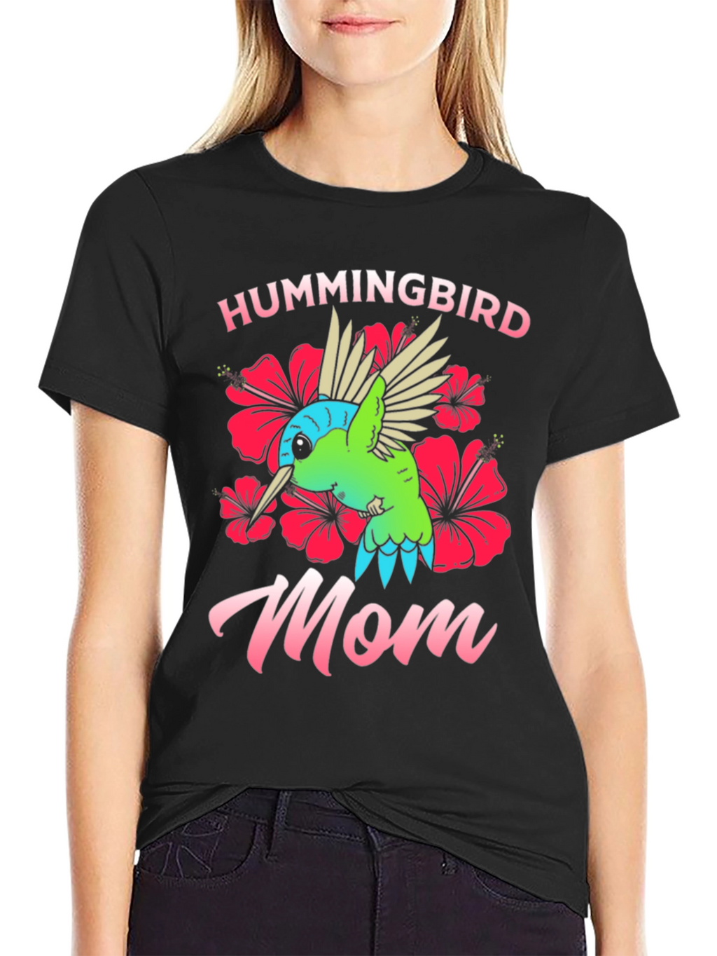 Hummingbird Mom Graphic Tee