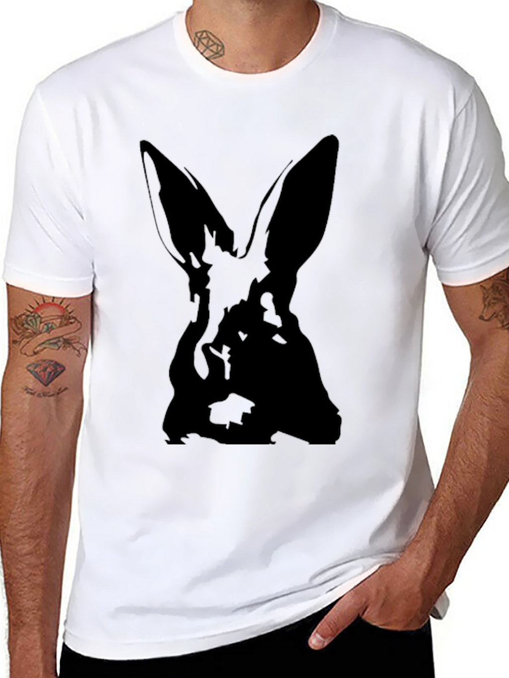 Black Rabbit Graphic Tee - Unisex