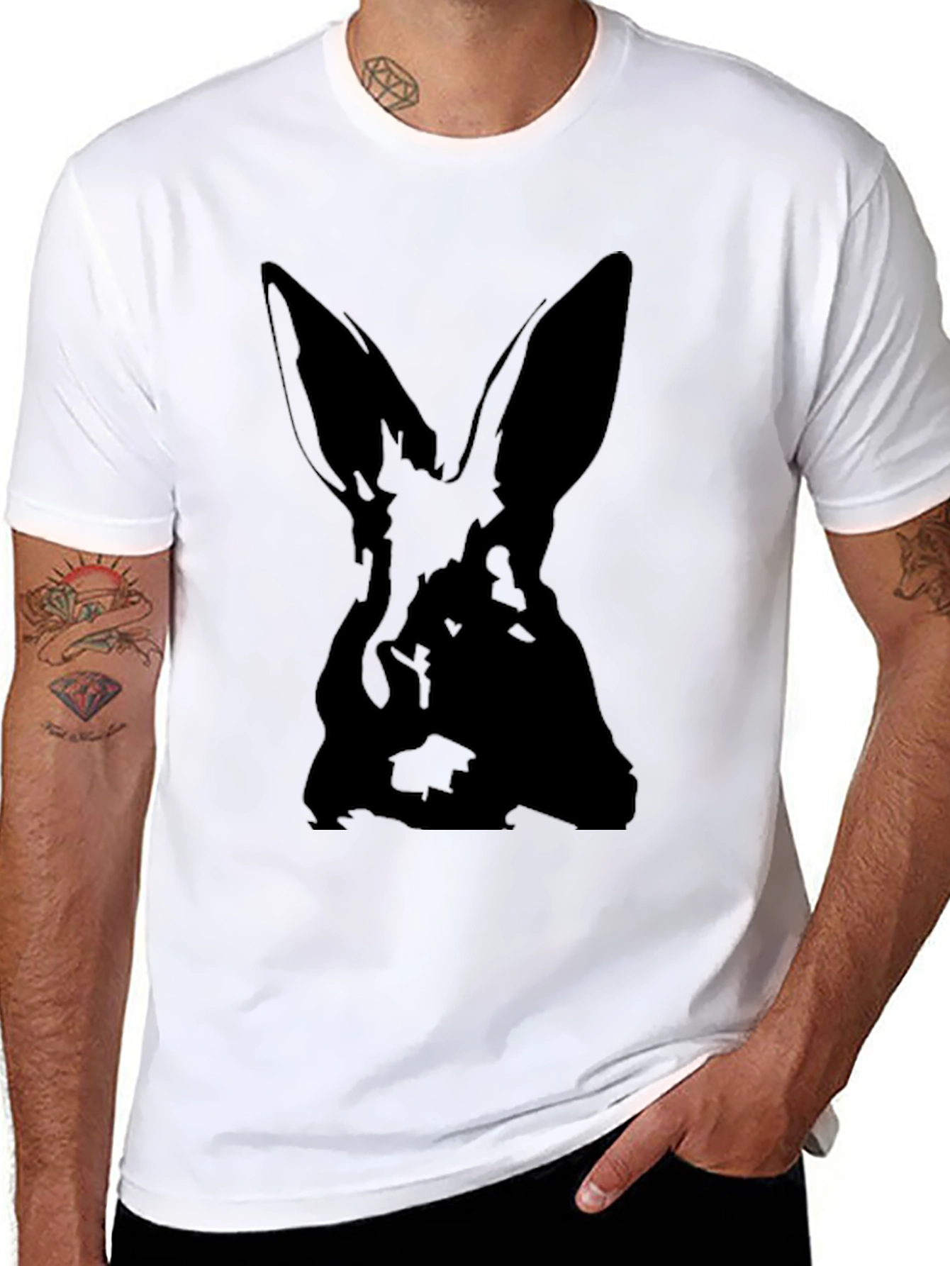 Black Rabbit Graphic Tee - Unisex