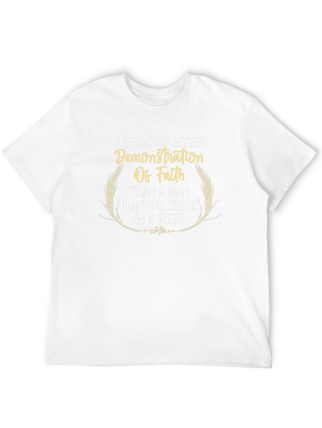 Faith Planting Seeds Black T-Shirt
