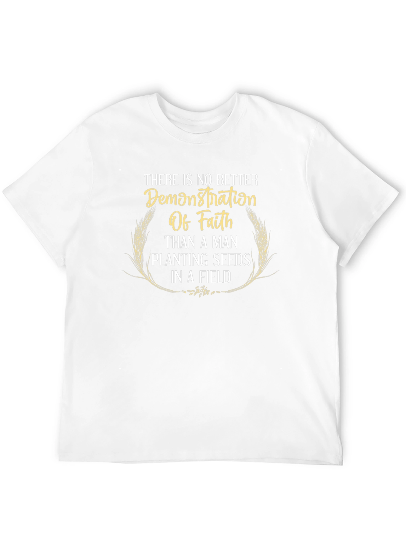 Faith Planting Seeds Black T-Shirt