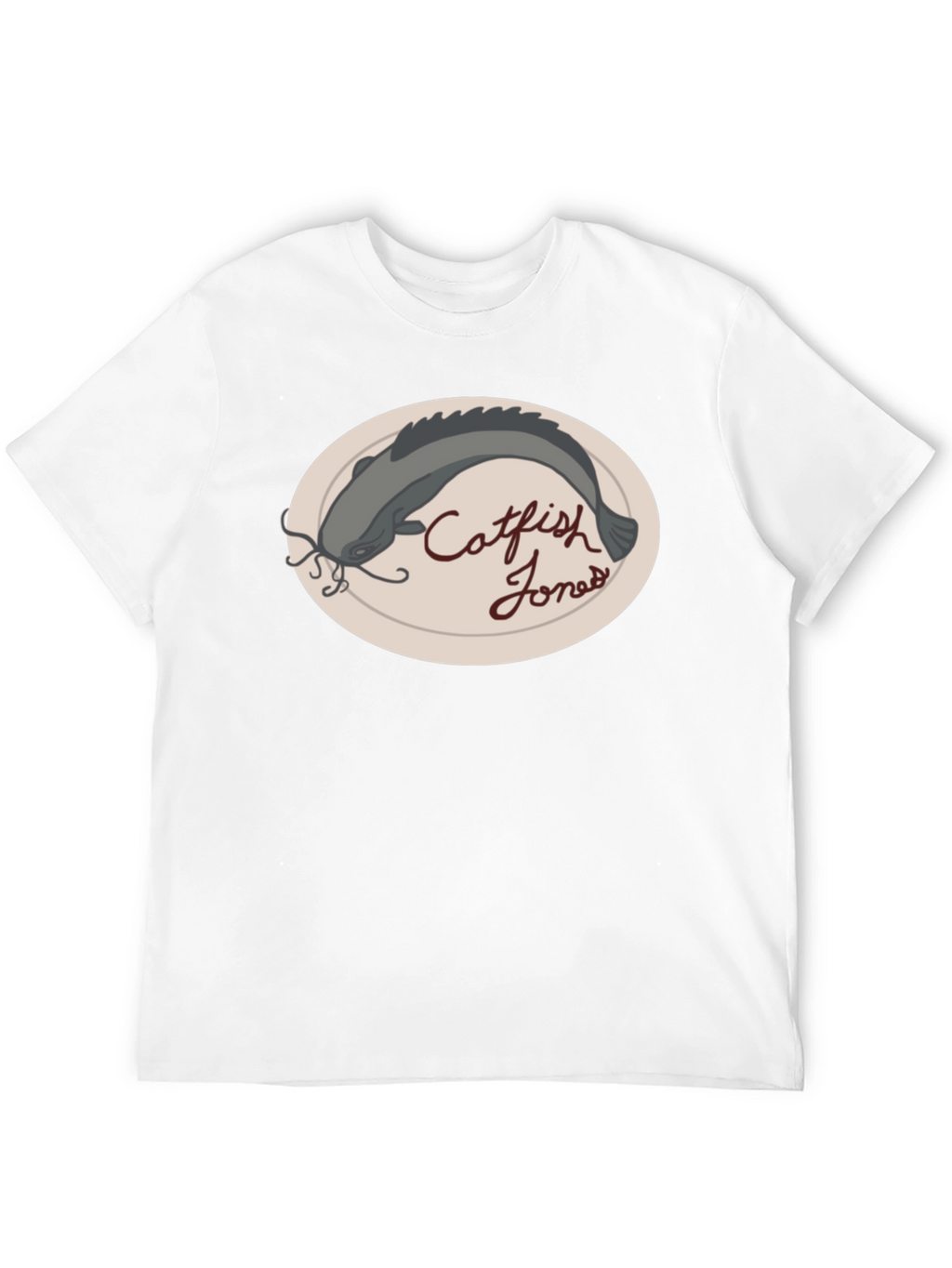 Catfish Jones Graphic Tee - Black Crew Neck T-Shirt