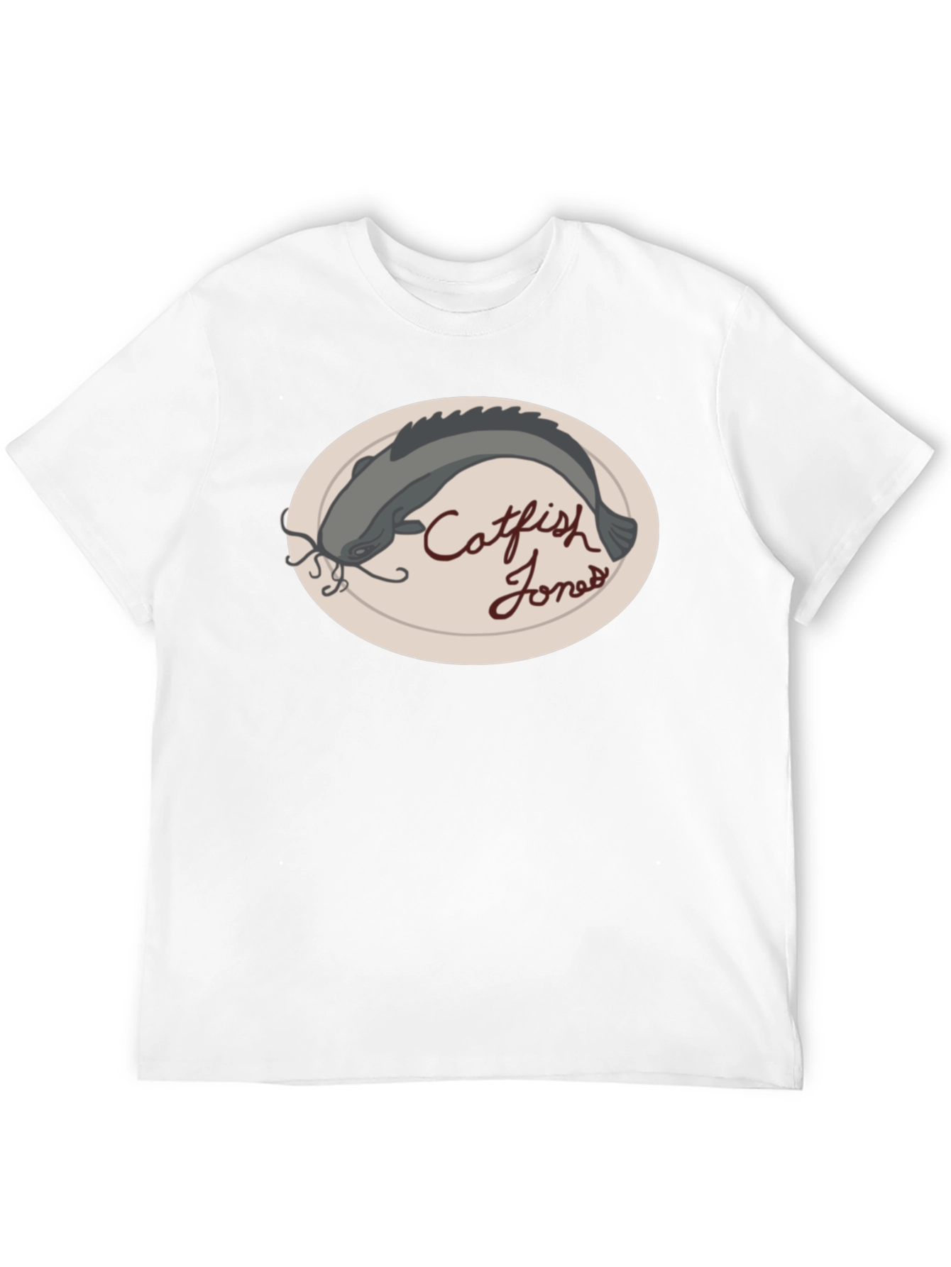 Catfish Jones Graphic Tee - Black Crew Neck T-Shirt
