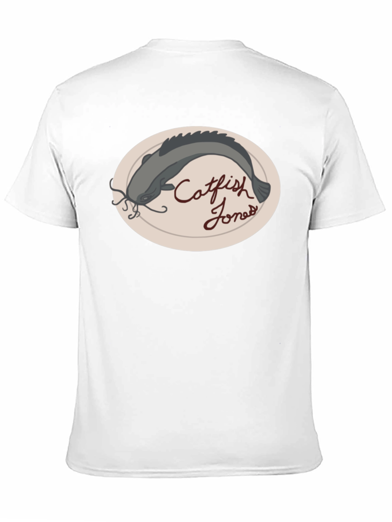 Catfish Jones Graphic Tee - Black Crew Neck T-Shirt