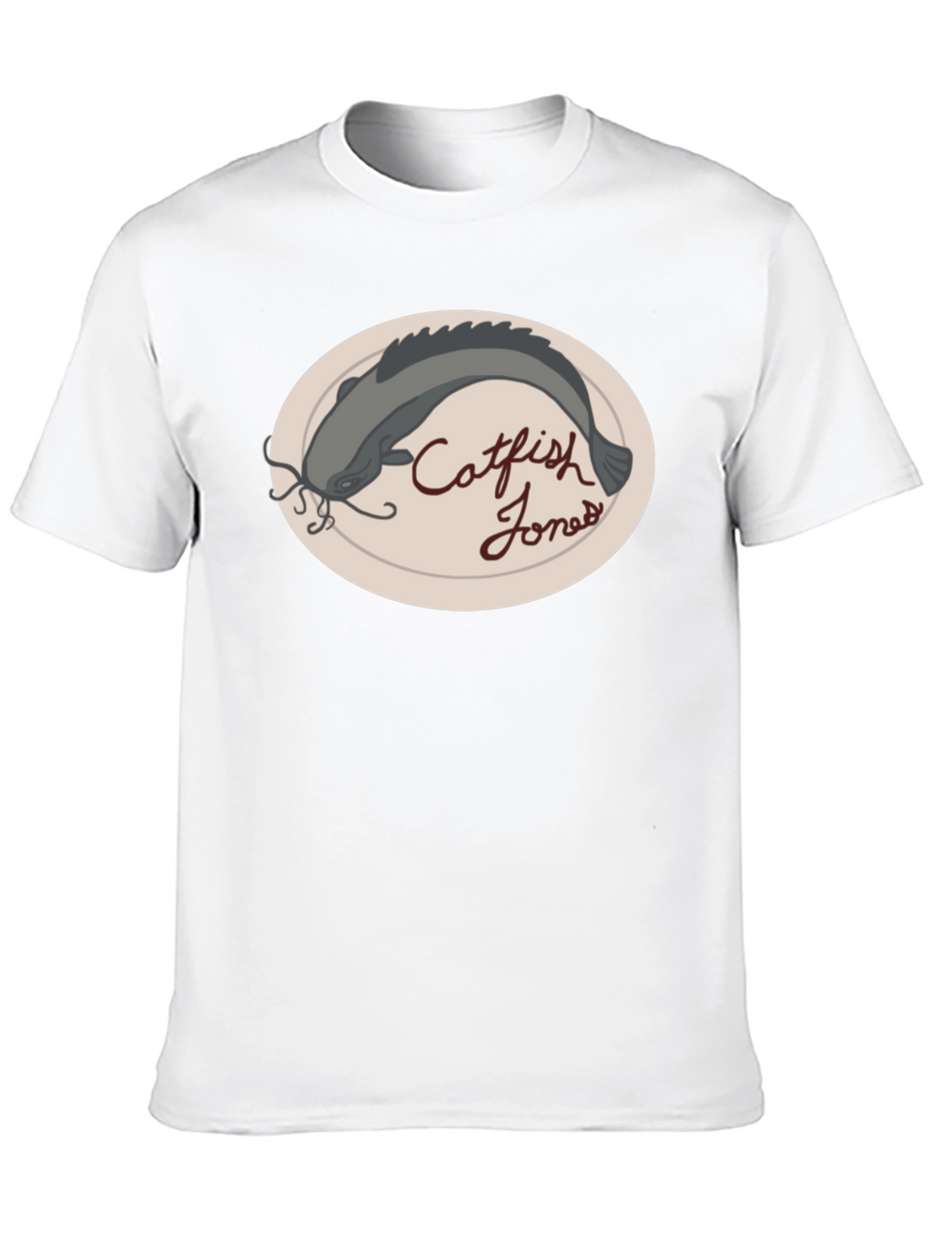 Catfish Jones Graphic Tee - Black Crew Neck T-Shirt