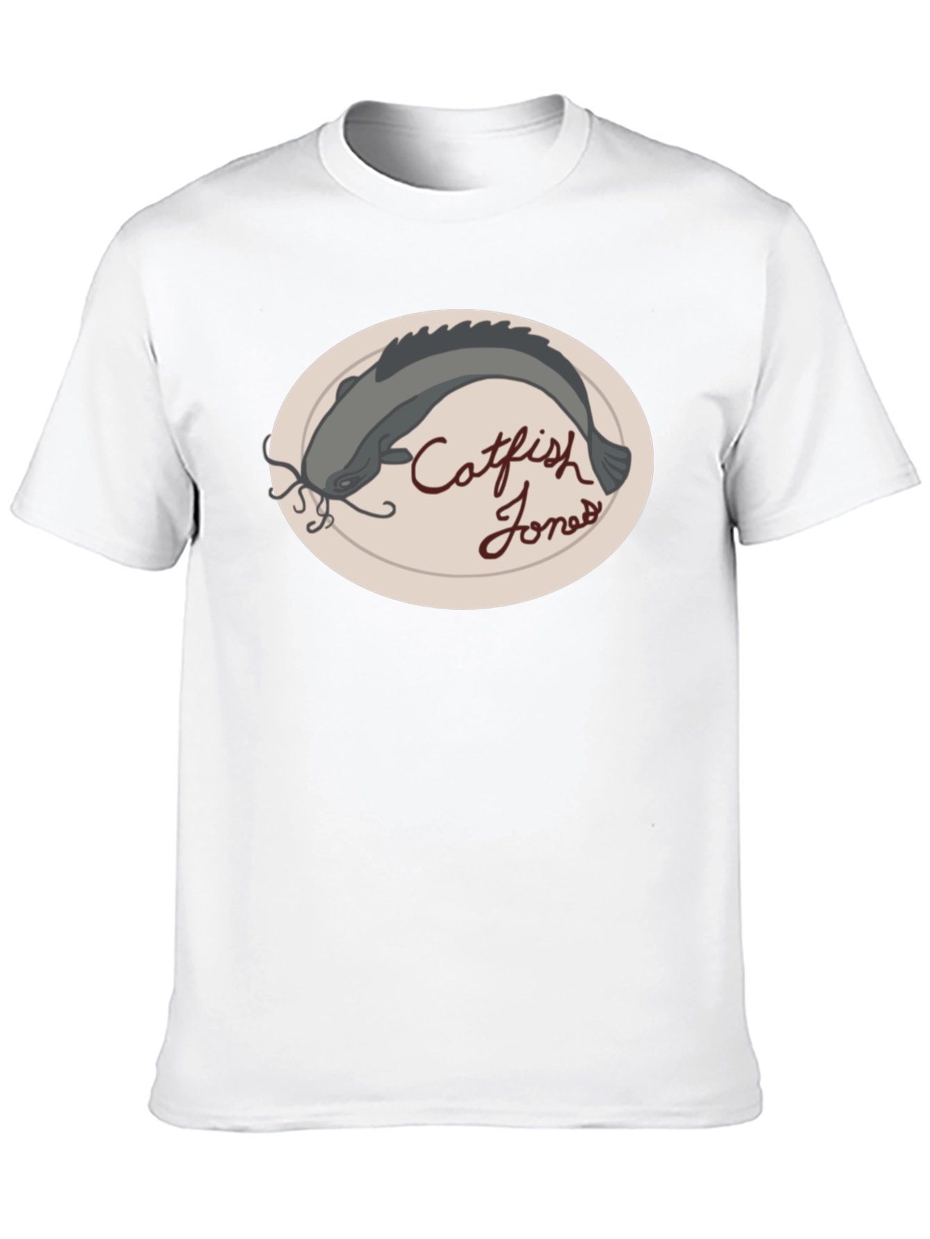 Catfish Jones Graphic Tee - Black Crew Neck T-Shirt