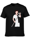 Monochrome Singer Graphic T-Shirt - Modern Tee