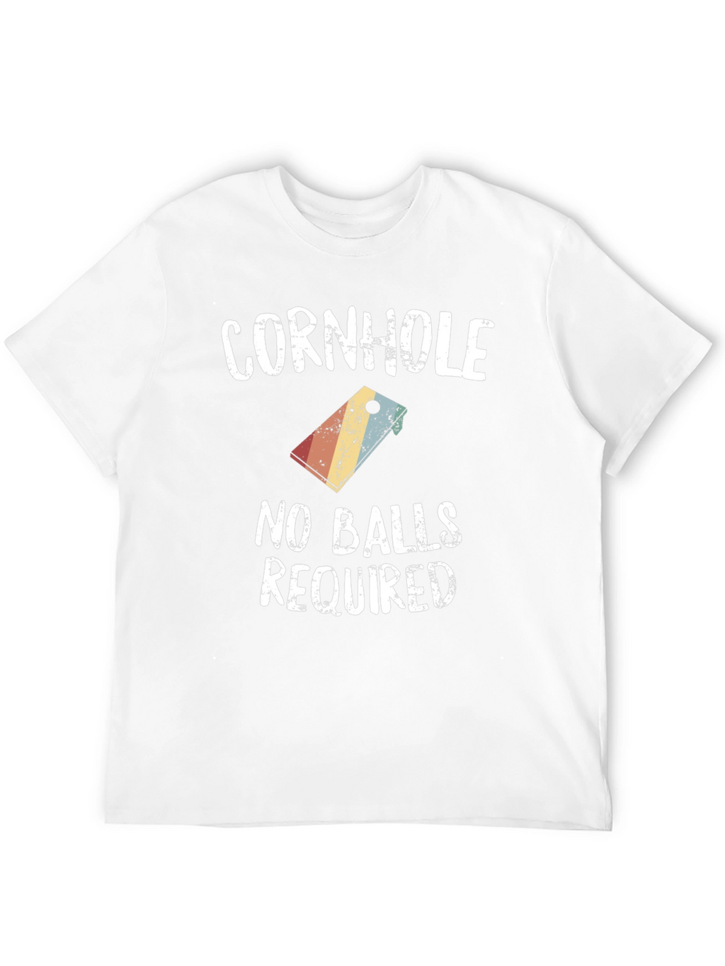 Cornhole No Balls Required Graphic T-Shirt