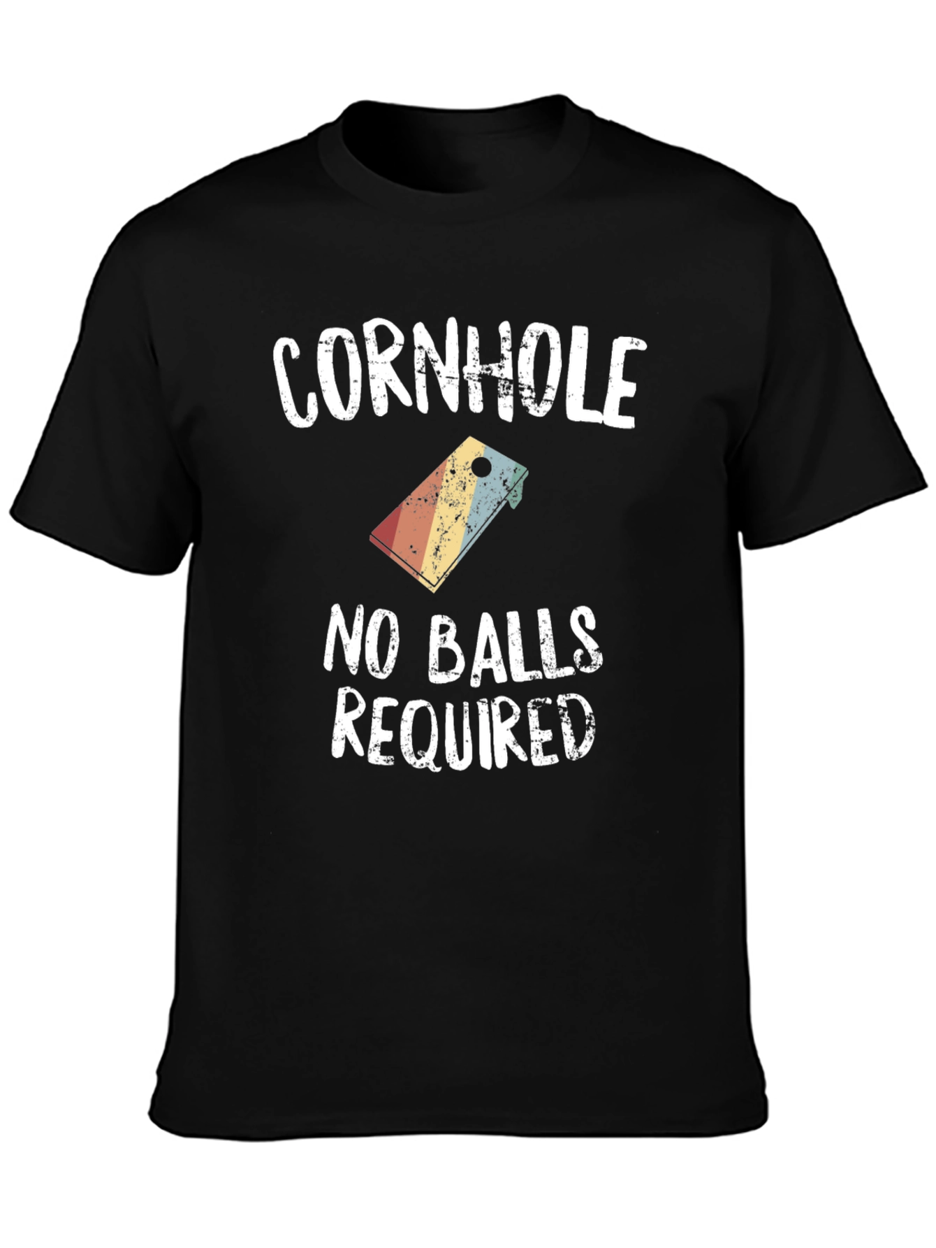 Cornhole No Balls Required Graphic T-Shirt