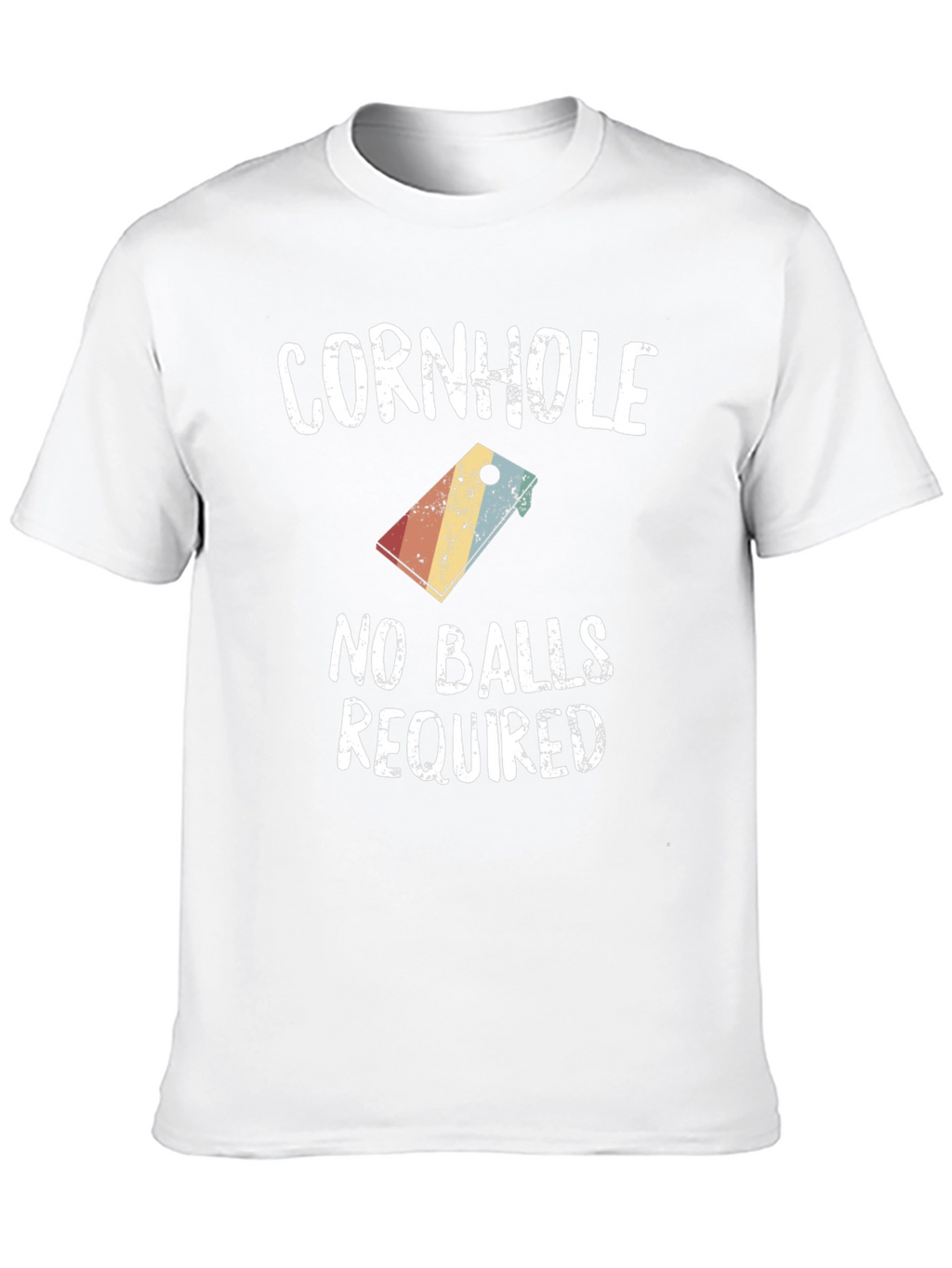Cornhole No Balls Required Graphic T-Shirt