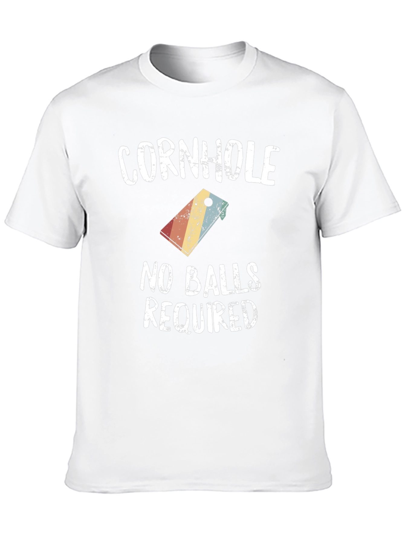 Cornhole No Balls Required Graphic T-Shirt