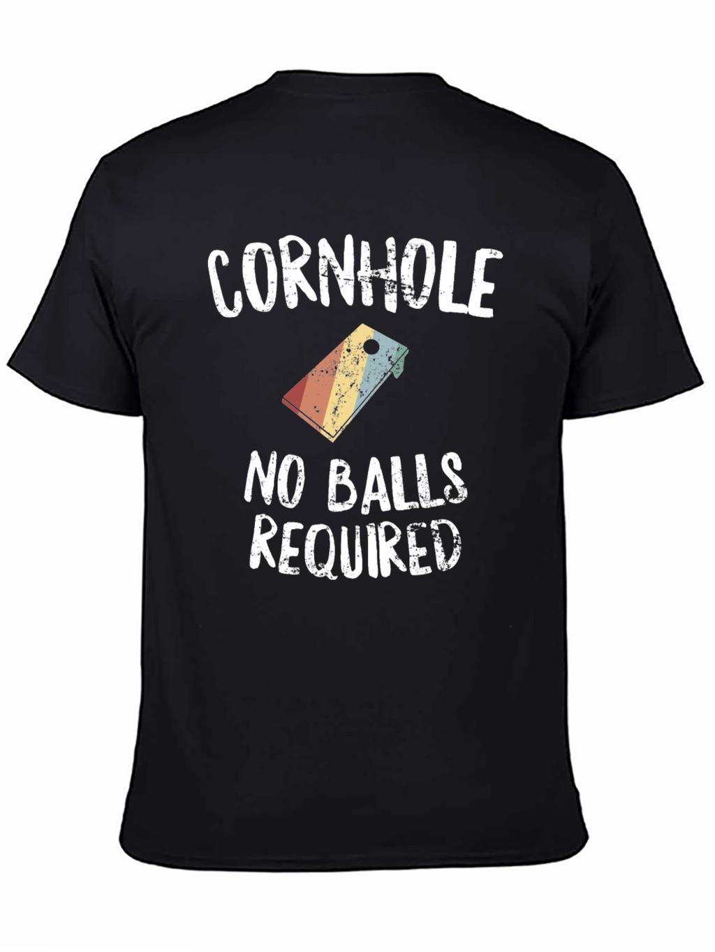 Cornhole No Balls Required Graphic T-Shirt