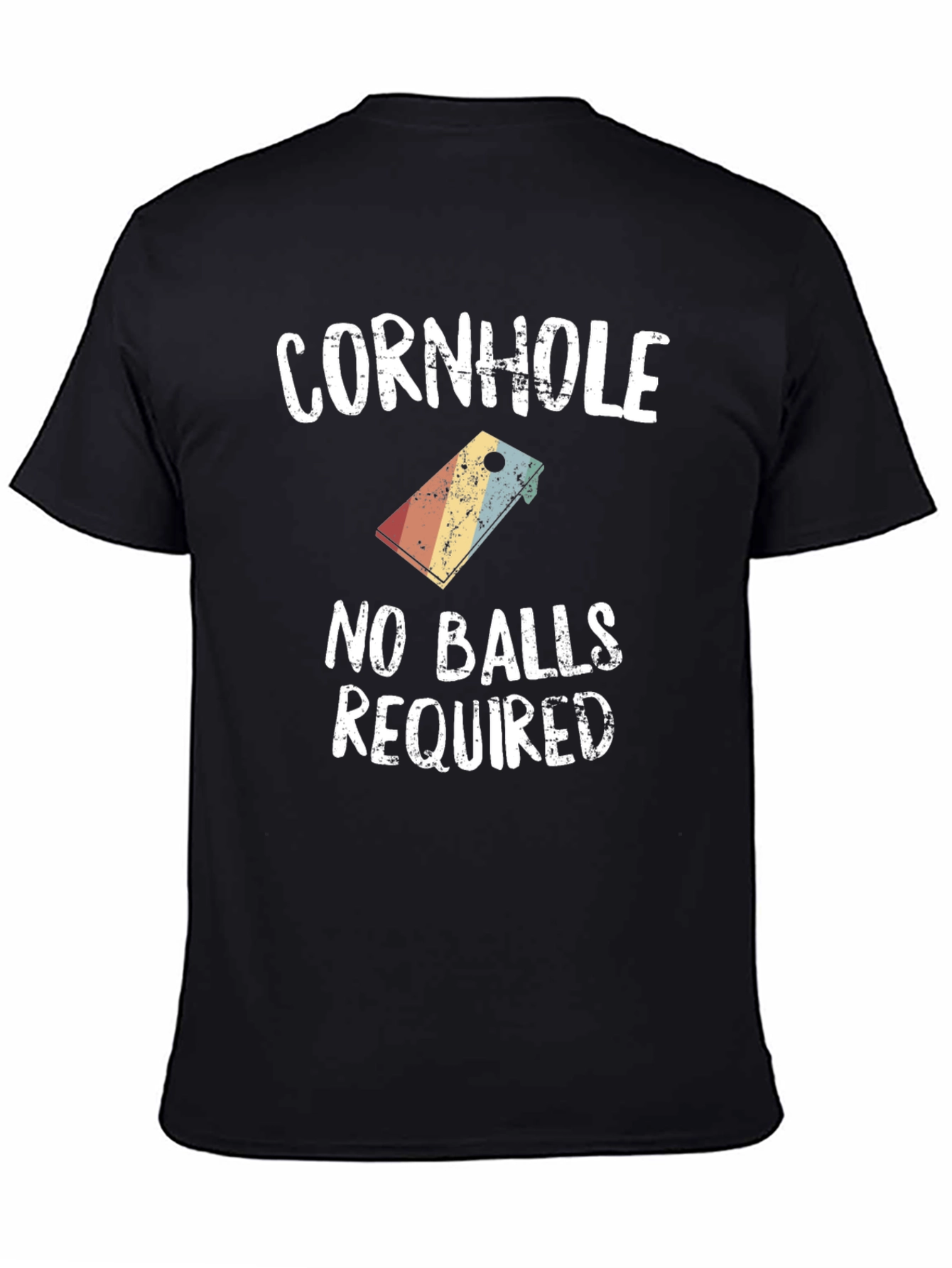 Cornhole No Balls Required Graphic T-Shirt