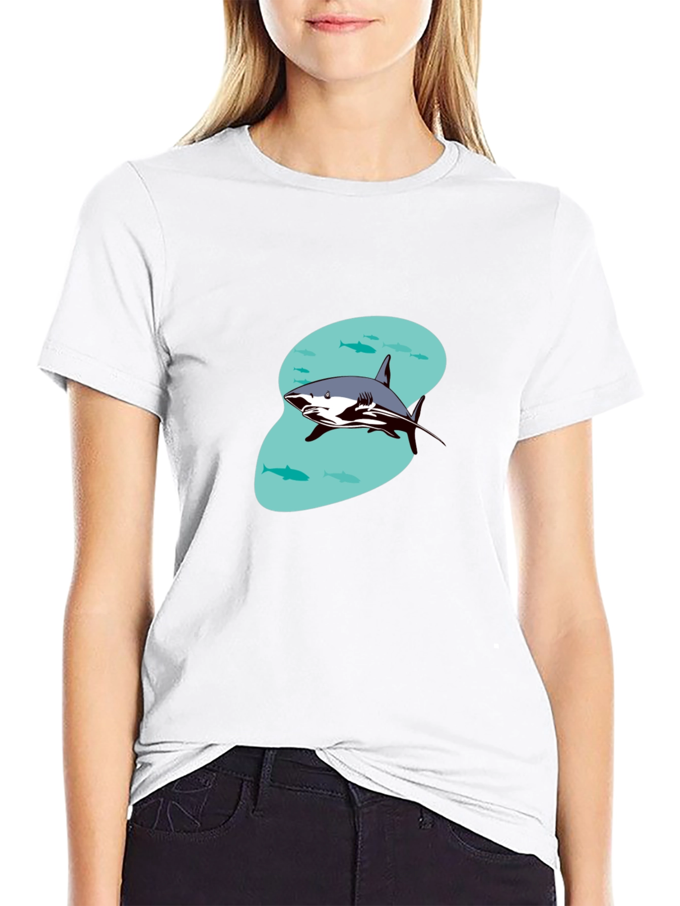 Shark Graphic Tee - Unique Mens T-Shirt