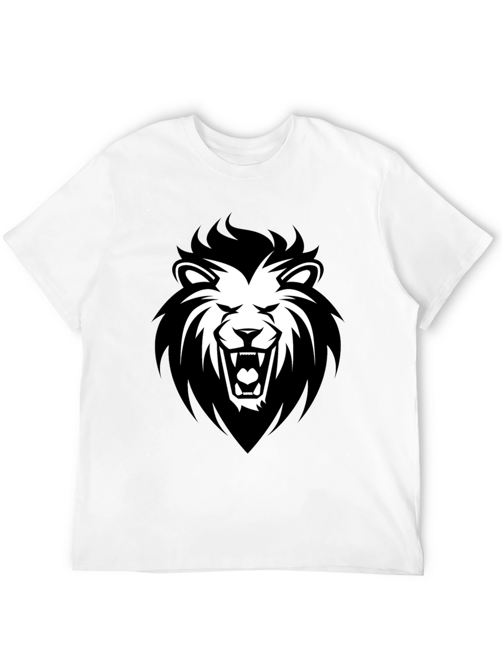 Black Lion Graphic T-Shirt - Fierce Style