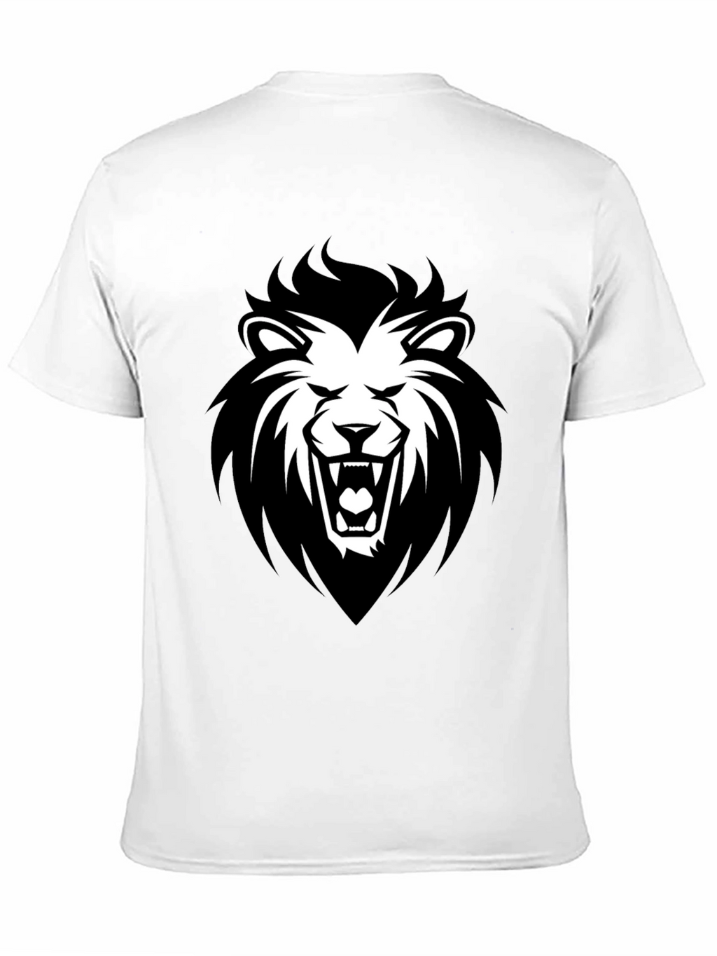 Black Lion Graphic T-Shirt - Fierce Style