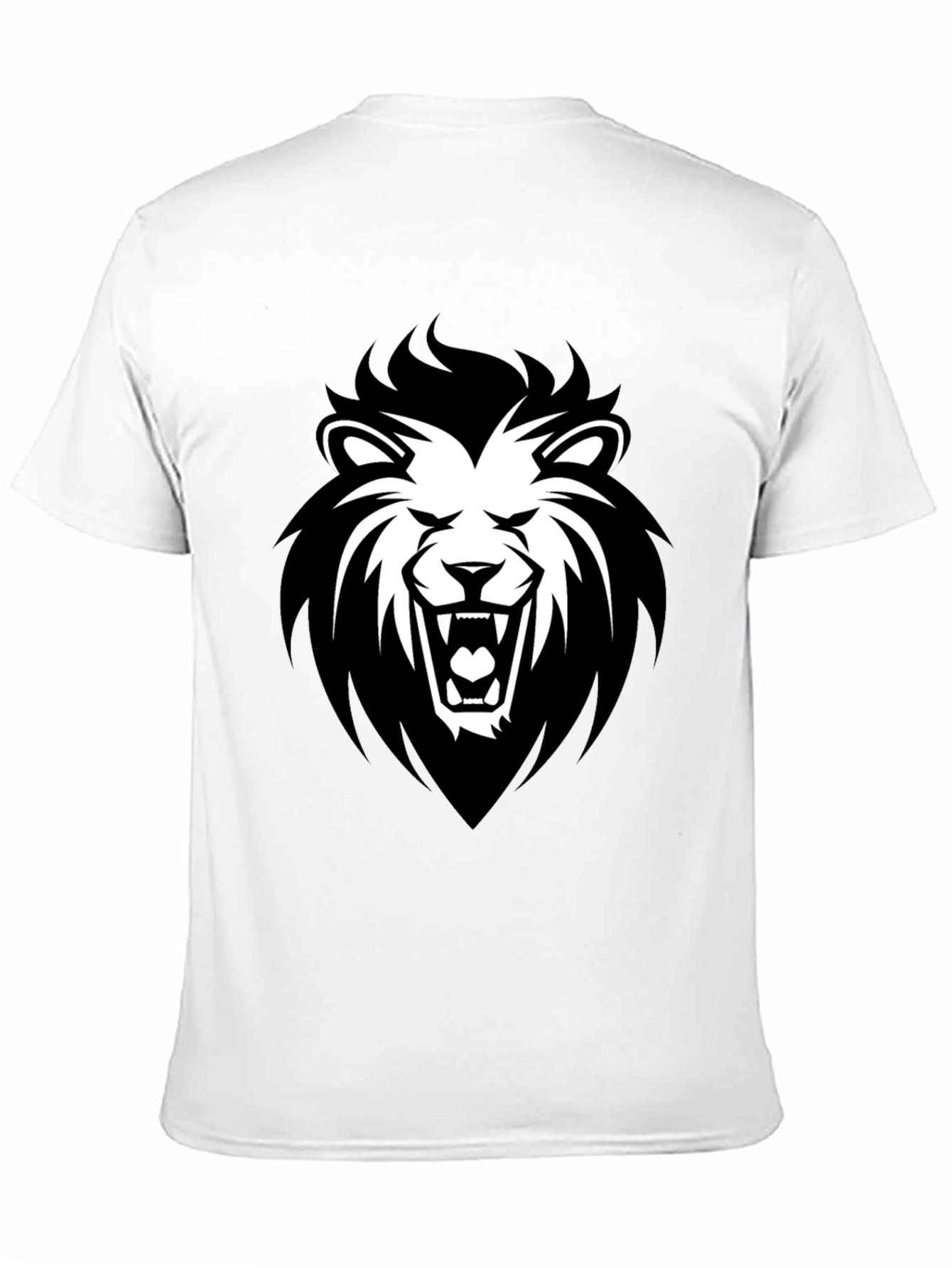 Black Lion Graphic T-Shirt - Fierce Style