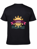 Summer is Coming Black T-Shirt