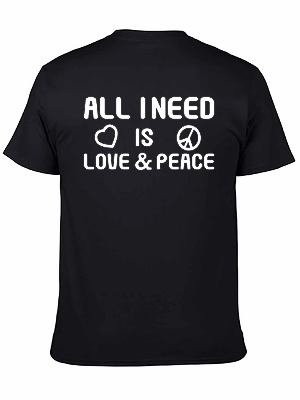 Love and Peace Graphic Tee - Stylish Comfort