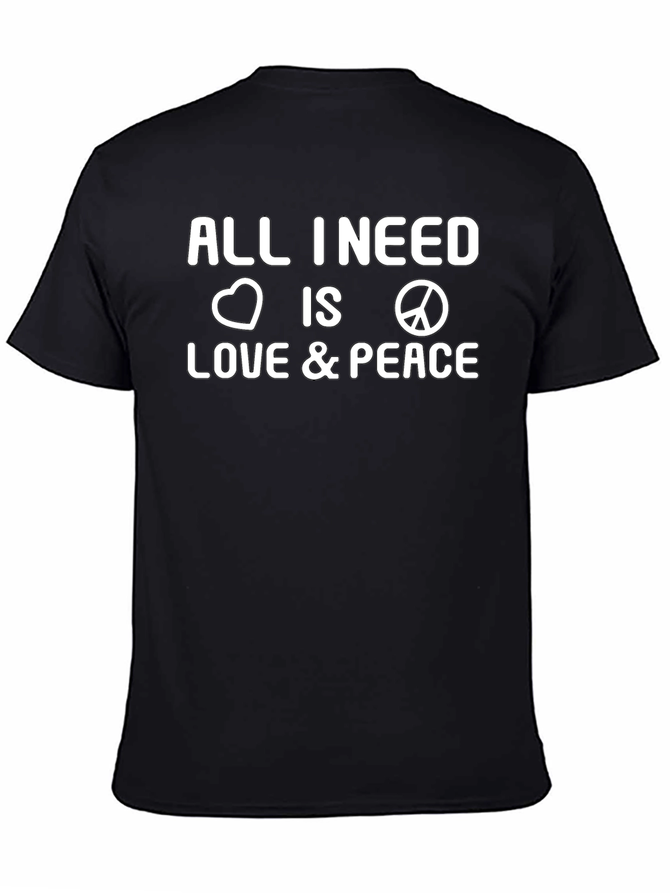 Love and Peace Graphic Tee - Stylish Comfort