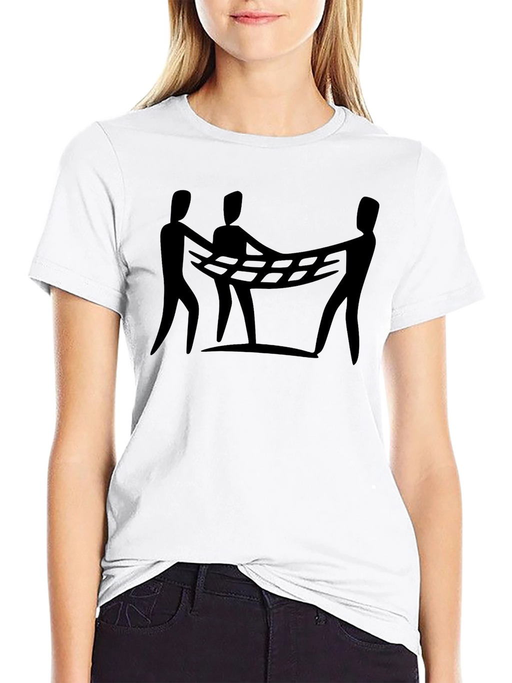 Abstract People Net T-Shirt