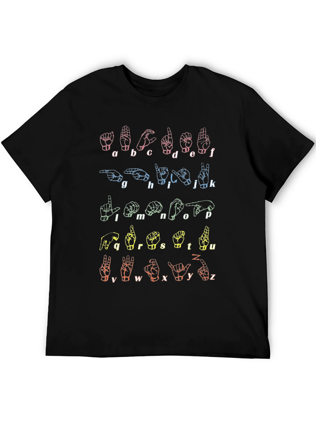ASL Alphabet T-Shirt | Sign Language Tee