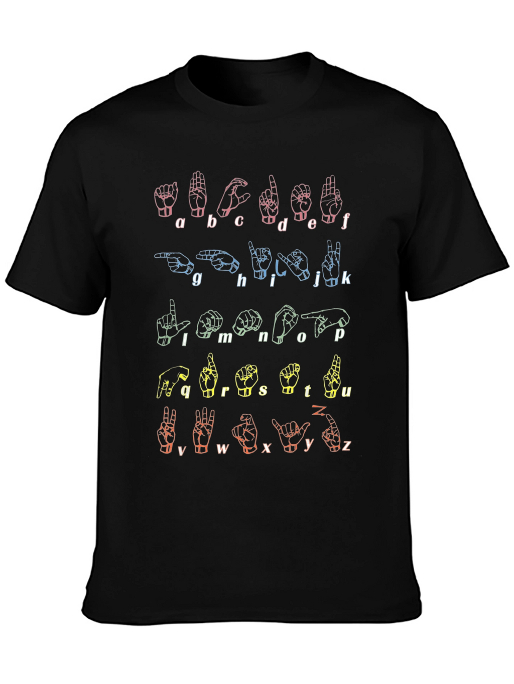 ASL Alphabet T-Shirt | Sign Language Tee