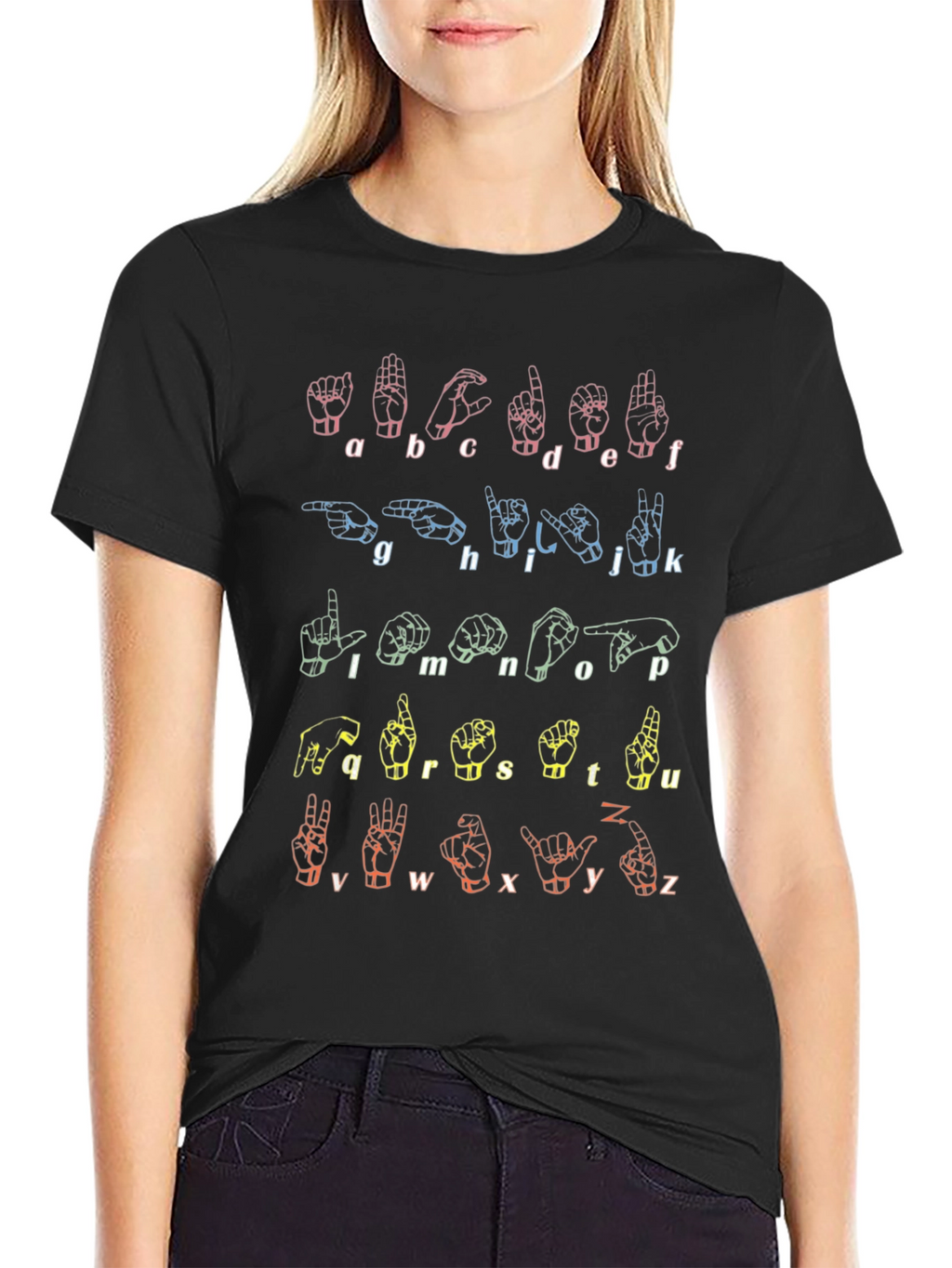 ASL Alphabet T-Shirt | Sign Language Tee
