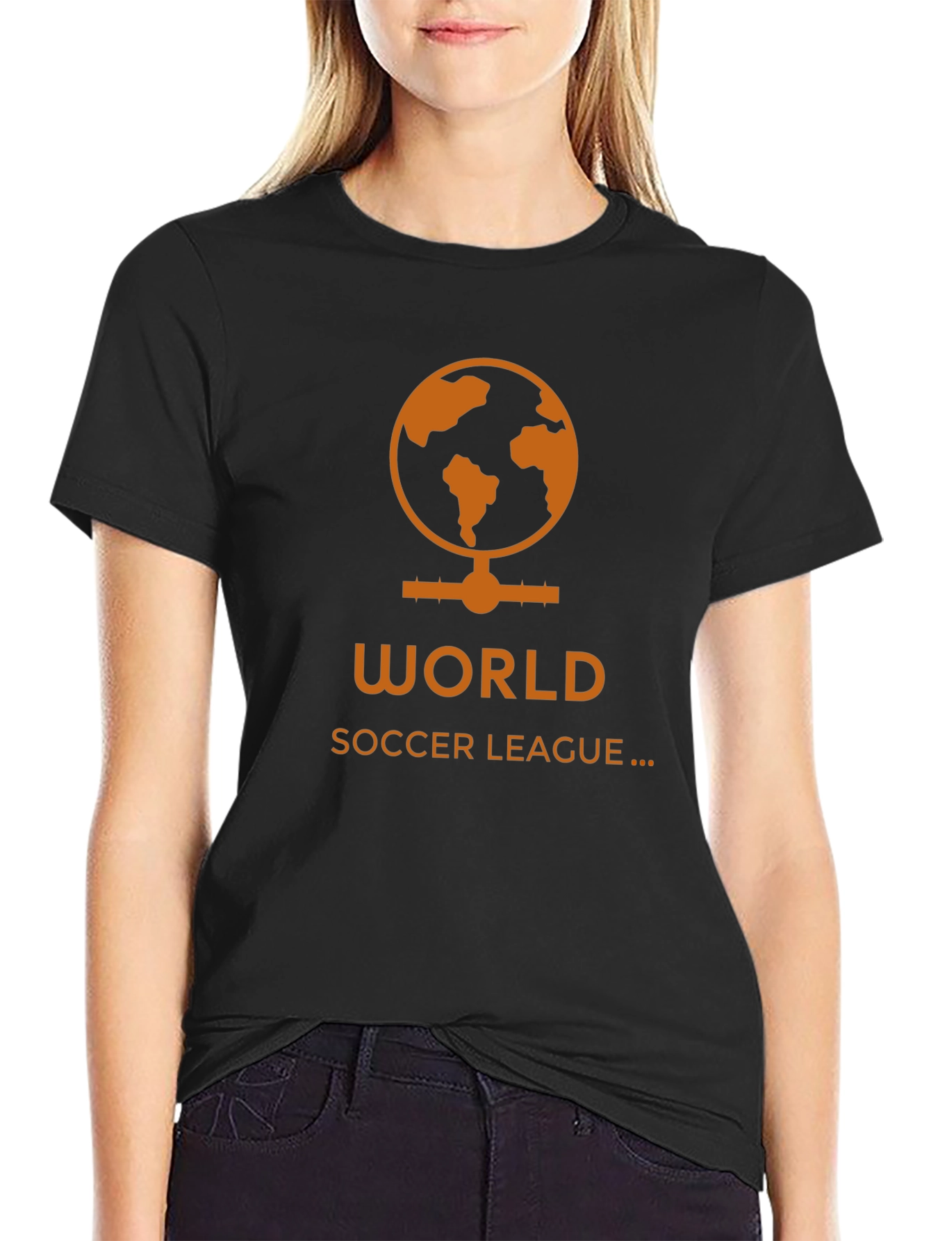 World Soccer League T-Shirt - Black