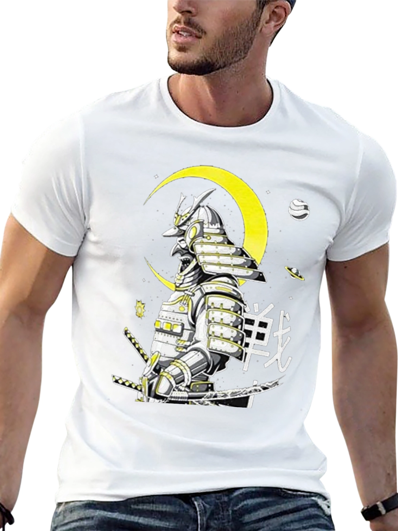 Samurai Warrior Graphic T-Shirt - Unique Japanese Art