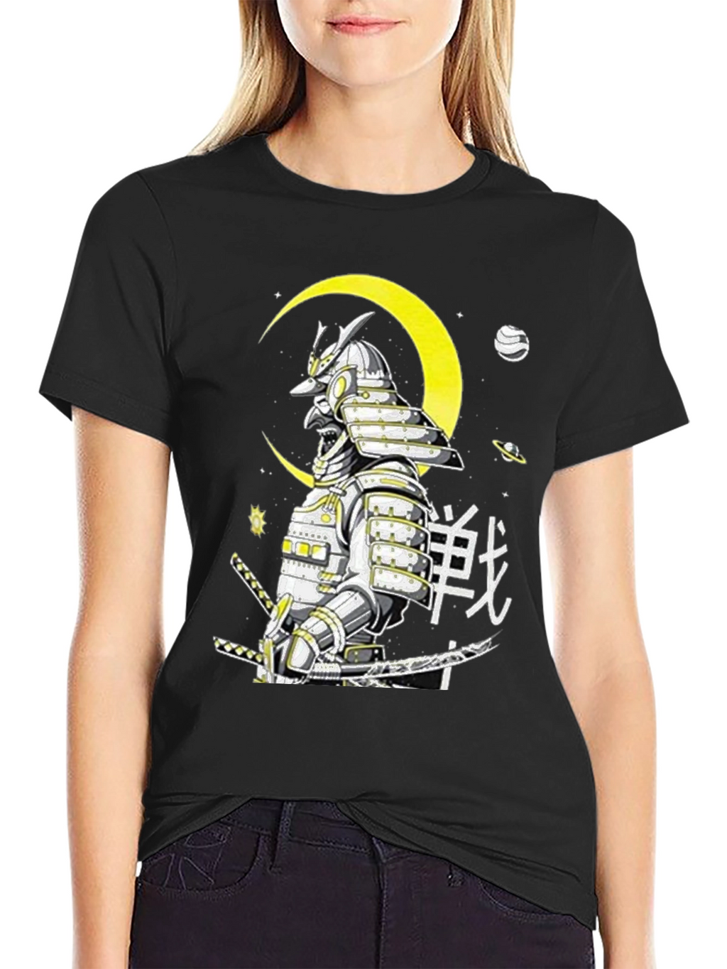 Samurai Warrior Graphic T-Shirt - Unique Japanese Art