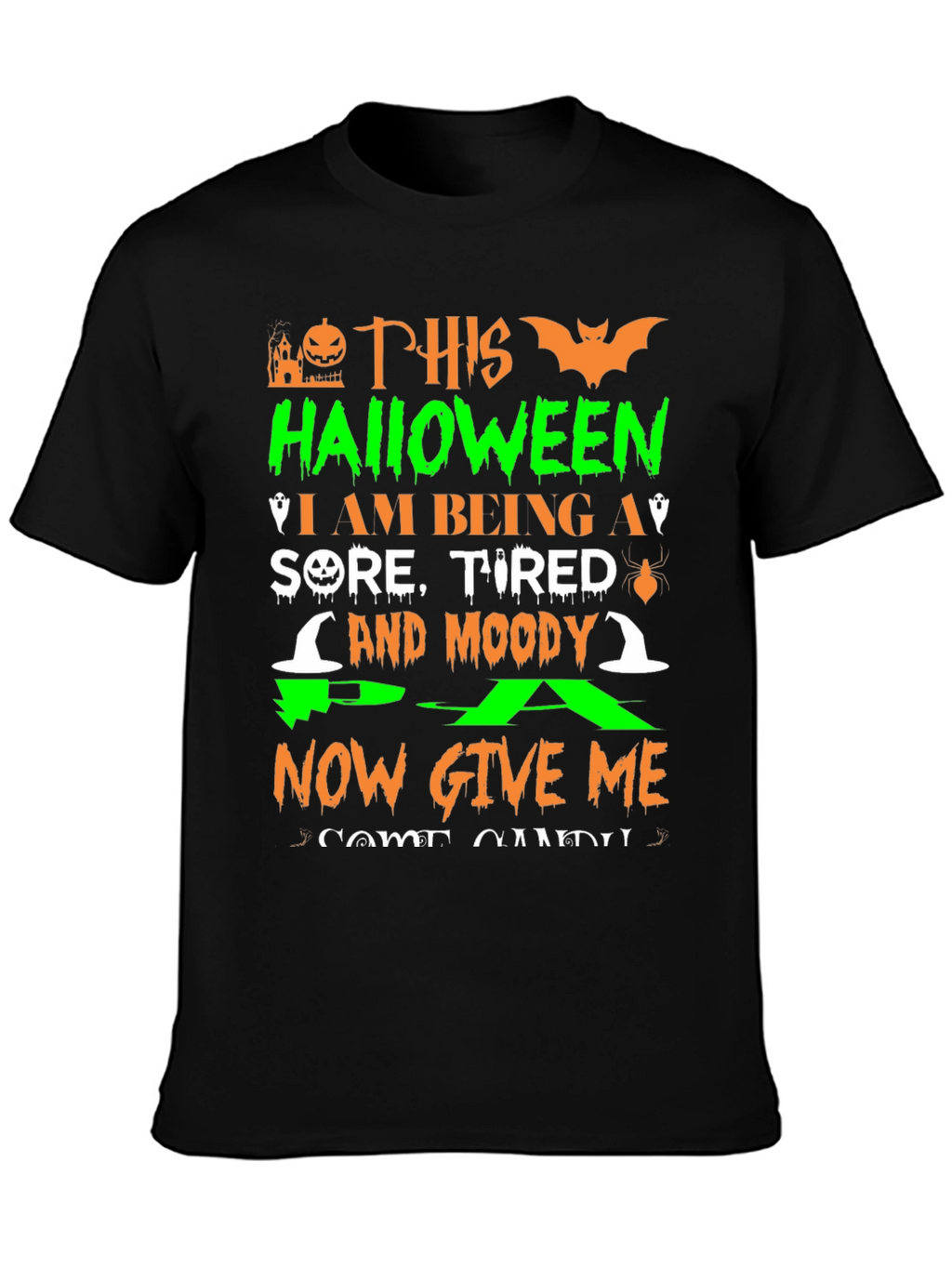Halloween Sore Tired Moody T-Shirt