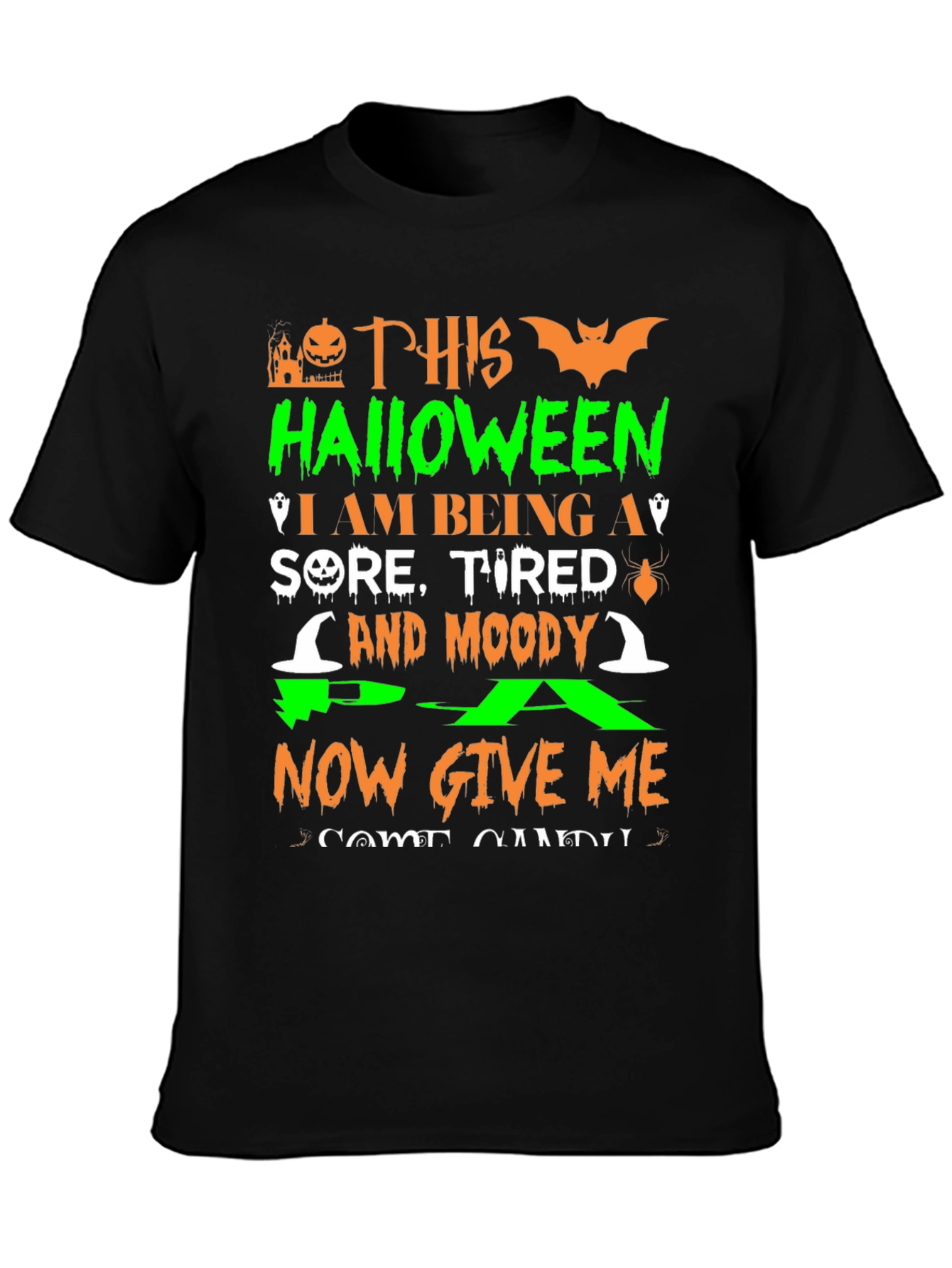 Halloween Sore Tired Moody T-Shirt